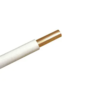 PACK OF 10 (Total 10 Units) - Premium 15mm Copper Tube - (EN1057) - 15mm x 3m Length - White