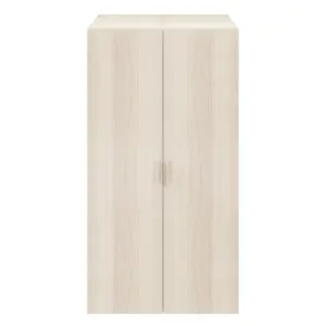 GoodHome Atomia Freestanding Matt oak effect Particle board Wardrobe (H)1875mm (W)1000mm (D)580mm