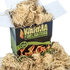 Kiln Dried Ready to Burn Kindling Sticks Eco Wood Wool Firelighters Winter Starter Bundle