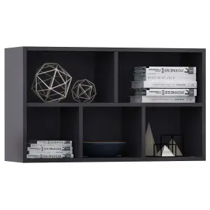 Berkfield Book Cabinet/Sideboard Grey 50x25x80 cm Engineered Wood