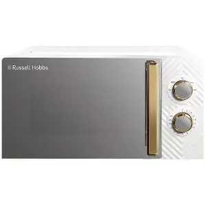 Russell Hobbs 17L, Manual Groove Microwave in White - RHMM723