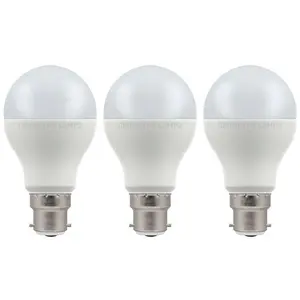 Crompton Lamps LED GLS 14W B22 Dimmable Warm White Opal (100W Eqv) (3 Pack)