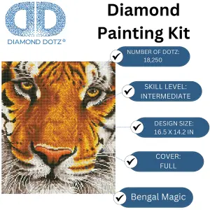 BENGAL MAGIC - Diamond Painting Kit: Bengal Magic - Diamond Dotz