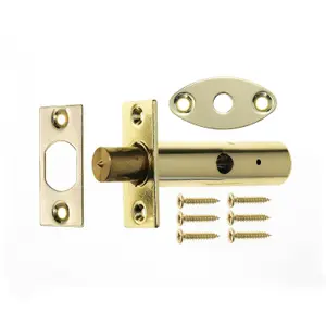 ERA Security Door Bolts - Polished Brass