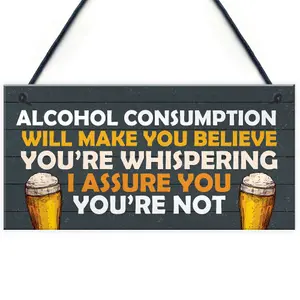 Funny Bar Sign Novelty Home Bar Man Cave Garden Sign Gift