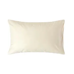 Homescapes Cream Egyptian Cotton Housewife Pillowcase 1000 TC