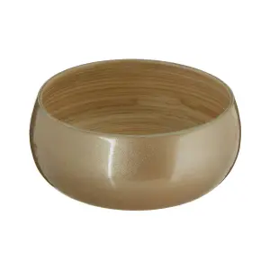 Interiors by Premier Kyoto Round Small Gold Bowl