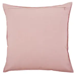 GoodHome Hiva Pink Plain Indoor Cushion (L)45cm x (W)45cm