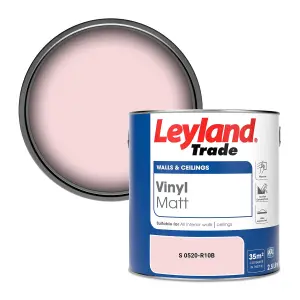 Leyland Trade Vinyl Matt Walls & Ceilings Emulsion Paint (S 0520-R10B) 2.5L