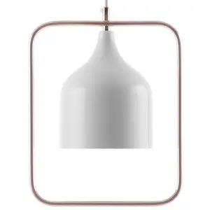 Metal Pendant Lamp White MAVONE