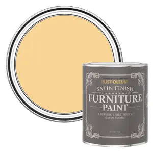 Rust-Oleum Mustard Satin Furniture Paint 750ml