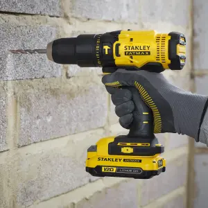 Stanley FatMax 18V Li-ion Cordless Hammer drill (2 x 2Ah) - SFMCD711D21-GB