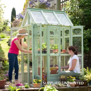 Forest Garden Victorian Walk around 4x3 Greenhouse