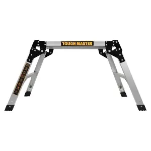 TOUGH MASTER Aluminium Work Platform Folding Platform Ladder Stool - 60 Centimetres (TM-AWP60)