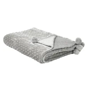 Blanket SAMUR 150 x 200 cm Light Grey