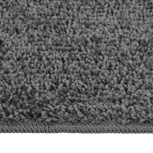 Shaggy Rug Dark Grey 200x290 cm Anti Slip