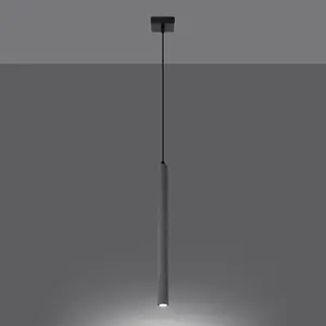 Pastelo Concrete Grey 1 Lights Modern Pendant Ceiling Light