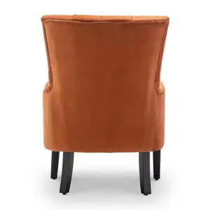 Velvet Orange Gabriella Accent Chair