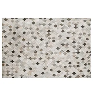 Cowhide Area Rug 160 x 230 cm Multicolour HIRKA