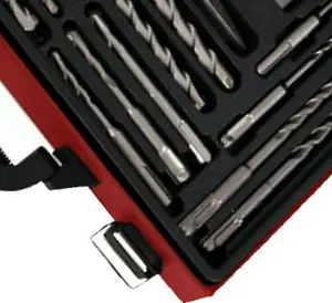 Lumberjack TRADE 17Pc SDS Plus Drill Bit & Chisel Set in Metal Storage Case