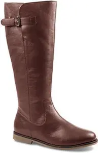 Chums Leather Zip Boot With Thermal Lining - Brown