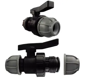 mdpe Water Pipe Plumbing Fittings-Compression Flow Control valves for Drinking Water/Irrigation supply  40mm