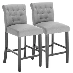 Harmoni 70cm Stool (Set of 2) Light Grey