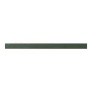 GoodHome Artemisia Matt Dark Green Square edge Matt dark green shaker Plinth, (L)2400mm