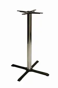 Elliot Chrome Table Base Medium Poseur