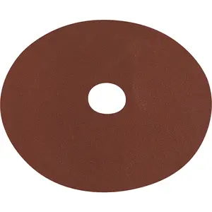 25 Pack 125mm Fibre Backed Sanding Discs - Premium 80 Grit Aluminium Oxide