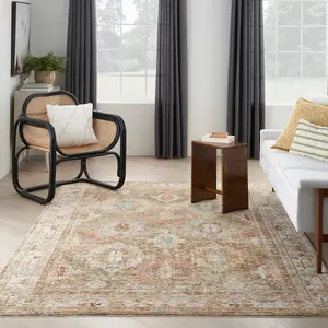 Green Traditional Bordered Geometric Easy to clean Rug for Dining Room Bed Room and Living Room-282cm X 383cm