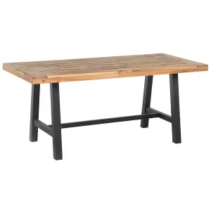 Garden Table Wood Black SCANIA