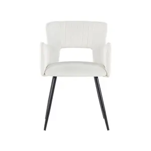 Kirssy Upholstered Dining Chair White