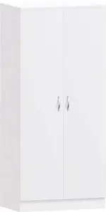 Vida Designs Riano 2 Door White Wardrobe