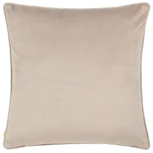 furn. Nook Velvet Piped Feather Rich Cushion