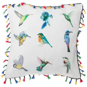 Set of 2 Cushions MALLOW 45 x 45 cm Animal Multicolour