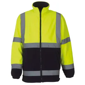 Yoko Mens Hi Vis Heavyweight Fleece Jacket