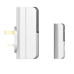 Byron Kinetic White Wireless Door chime, Set of 2