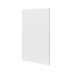 GoodHome Artemisia Innovo handleless matt white shaker Standard End panel (H)934mm (W)640mm