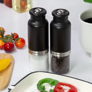 Blackmoor 68029 Black Coloured Gravity Salt And Pepper Grinder Set