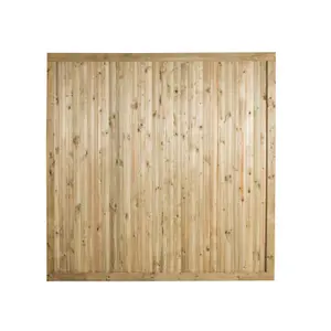 Forest Garden Decibel Traditional Closeboard Wooden Fence panel (W)1.83m (H)1.8m, Pack of 3