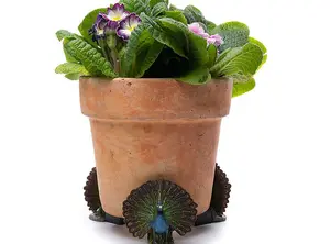 Peacock Plant Pot Feet - Set of 3 - L8.5 x W5.5 x H8.5 cm