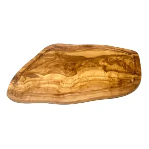 Olive Wood Natural Grained Rustic Kitchen Dining Carving Board (L) 45cm