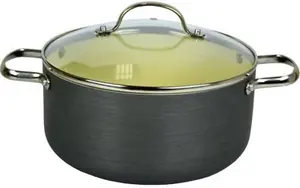 Stainless Steel Casserole Ceramic Saucepan Pot 24Cm Handle Sauce Cookware Set Pan Non Stick