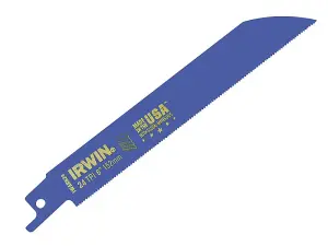 IRWIN 624R Sabre Saw Blade Metal Cutting 150mm 24 TPI Pack of 5