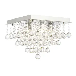 Windsor Modern Square Chandelier Light -  IP44 Rated