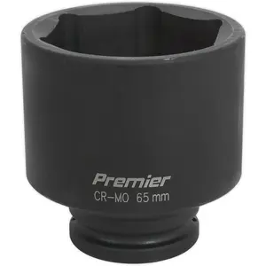 High-Performance 65mm Forged Deep Impact Socket - 3/4 Inch Drive for Professional Use