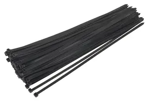 Sealey Cable Tie 650 x 12mm Black Pack of 50 CT65012P50