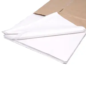 500 Sheets Of White Arts & Crafts 18x28" Acid Free Tissue Paper For Gift Wrapping