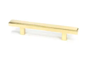 From The Anvil Polished Brass Scully Pull Handle - Small